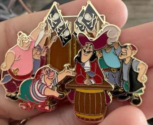 Peter Pan - Captain Hook, Mr Smee and Pirates - MLT