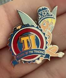 65118 - Disney Pin Trading 10th Anniversary: Ten Years of Pin Trading - Tinker Bell - TI - WDW - Walt Disney World alternate image