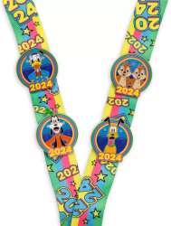 2024 Dated Year Pins - Brave New World Pin Trading Lanyard Starter Set - Full Set - MLT