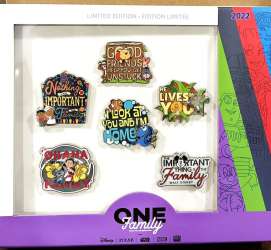 53896 - One Family 2022 Pin Celebration - Family Mottos Boxed Set - Disneyland Resort alternate image