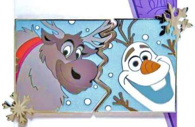 53911 - One Family 2022 Pin Celebration - Pin Pals - Olaf and Sven Set - Disney Store US alternate image