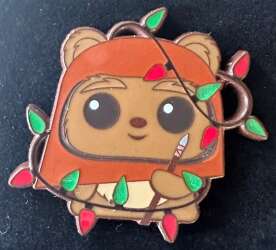 Ewok with Holiday Lights