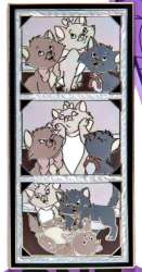 53928 - One Family 2022 Pin Celebration - Say Cheese! Photobooth Strips - The Aristokittens - Disney Store US alternate image