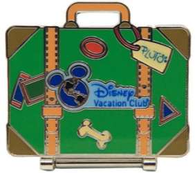 69673 - 2014 Disney Vacation Club Cruise Quarterly Series - Hinged Luggage - Pluto - Disney Vacation Club alternate image