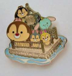 Pin Trading Fun Day 2016 - Tsum Tsum Raft to Tarzan&#039;s Treehouse - HKDL