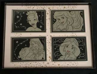 D23 Expo 2022 - Platinum Princess Box Set - Full Set - WDI