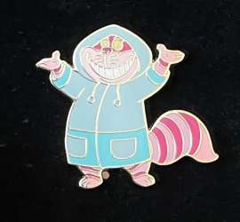 55171 - BoxLunch - Animals in Raincoats Mystery Collection - Series 1 - Cheshire Cat in Light Blue Raincoat - Disney Licensed alternate image