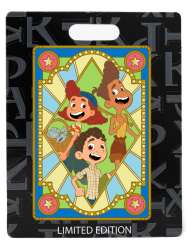 Pink A La Mode (PALM) - Pixar Stained Glass Series - Luca, Alberto, and Giulia - DLIC