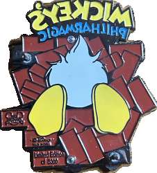 'Mickey&#039;s Philharmagic - Mickey’s Philharmagic Opening Night October 2003 - Donald going through a brick wall - WDW'