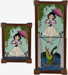 53329 - BoxLunch - Haunted Mansion - Tightrope Girl Stretching Portrait Slider - Disney Licensed alternate image