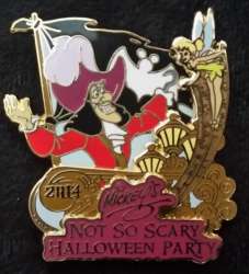 Mickey&#039;s Not So Scary Halloween Party (MNSSHP) 2014 - Captain Hook &amp; Tinker Bell - WDW