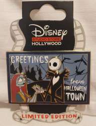 55286 - D23 Expo 2022 - Postcard - Nightmare Before Christmas - Disney Studio Store Hollywood / Soda Fountain alternate image