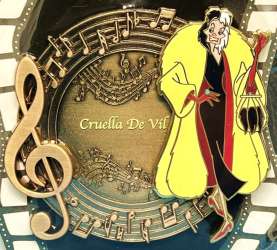 54853 - D23 Expo 2022 - Music - 101 Dalmatians - Cruella de Vil - Disney Studio Store Hollywood / Soda Fountain alternate image