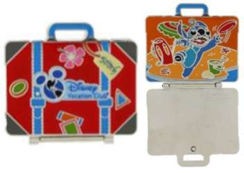 69998 - 2014 Disney Vacation Club Cruise Quarterly Series - Hinged Luggage - Stitch - Disney Vacation Club alternate image
