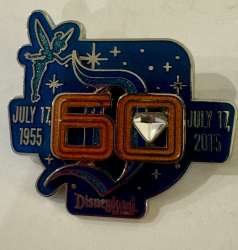 7794 - Disneyland Resort: Diamond Celebration (60th Anniversary) - Vintage Stylized 60th Gothic D - Limited Release - Disneyland Resort alternate image