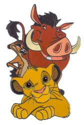 Simba, Timon, and Pumbaa Stack