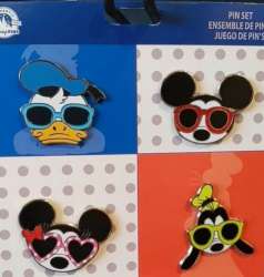 52612 - Mickey & Friends in Sunglasses - Mickey & Friends in Sunglasses Booster Pin Set alternate image