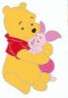 Pooh and Piglet Hugging