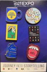 D23 Expo 2022 - Journey Into Storytelling Pin Set - D23 Expo 2022 - Journey Into Storytelling Pin Set - D23