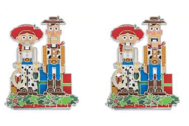 2022 Nutcrackers - Woody and Jessie jumbo nutcracker moving pin - DSUS