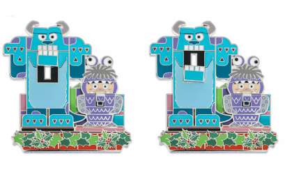 2022 Nutcrackers - Sulley and Boo Jumbo Moving Nutcracker Pin - DSUS