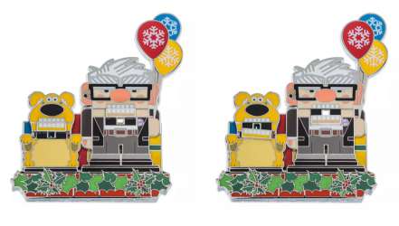 2022 Nutcrackers - Carl and Dug from Up Moving Jumbo Nutcracker pin - DSUS