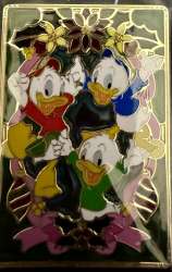 69398 - Pink A La Mode (PALM) - Disney Holidays Stained Glass - Huey, Louie, and Dewey - Disney Licensed alternate image