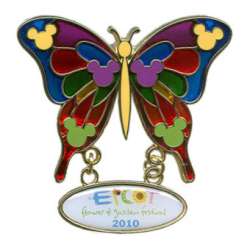 'EPCOT International Flower &amp; Garden Festival 2010 - Stained Glass Butterfly - WDW'
