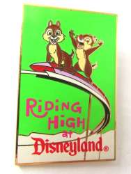 70364 - Retro Disneyland Postcards - Riding High at Disneyland - Chip & Dale - Disneyland Resort alternate image