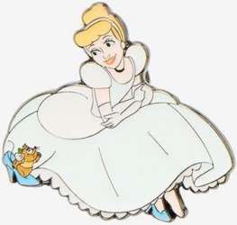 49697 - Hot Topic - Sitting Disney Princesses Mystery Collection - Cinderella with Gus Gus - Loungefly alternate image