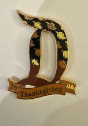 70412 - DLR Cast Member Holiday Work Gifts - Thanksgiving - Gothic D - Thanksgiving 2006 - Disneyland Resort alternate image