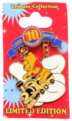 70477 - Disney Pin Trading 10th Anniversary: Decade of Magical Trades - Winnie the Pooh Riding A Train - Walt Disney World alternate image