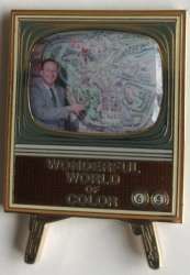 70486 - Cast Exclusive - Walt Disney - Television with Disneyland Map - Wonderful World of Color - Theme Park Cast Member Exclusive alternate image