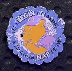 Winnie the Pooh Mystery Pin Set - Let&#039;s Begin By Taking a Smallish Nap or Two - MLT