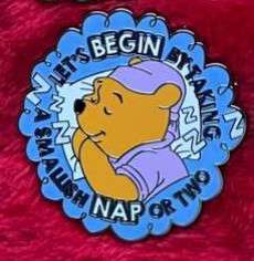 Winnie the Pooh Mystery Pin Set - Let&#039;s Begin By Taking a Smallish Nap or Two - MLT