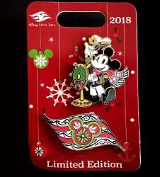 70602 - Christmas 2018 - Holiday Captain Mickey & Wave Logo  Set - Wave Logo Omly - Disney Cruise Line alternate image