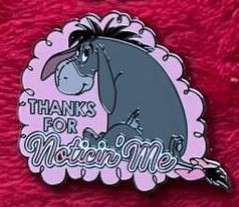Winnie the Pooh Mystery Pin Set - Eeyore - Thanks for Noticin&#039; Me - MLT