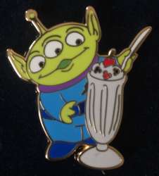 12021 - (PTD) Pin Trader's Delight Series - Little Green Man - Disney Studio Store Hollywood / Soda Fountain alternate image