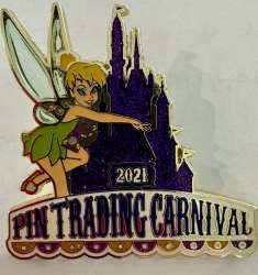 59725 - Pin Trading Carnival 2021 - Tinker Bell Logo Pin - Hong Kong Disneyland alternate image