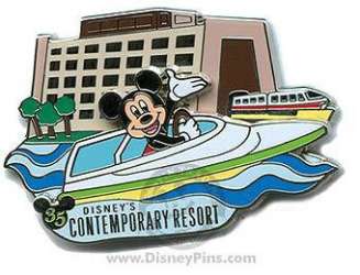 Contemporary Resort 35th Anniversary - Mickey on Boat
