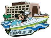70771 - Disney's Contemporary Resort Anniversaries - Contemporary Resort 35th Anniversary - Mickey on Boat - Walt Disney World alternate image