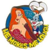 Cast Create a Pin Contest - He Makes Me Laugh - Roger and Jessica - DLR