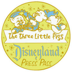 70895 - Dateline: Disneyland 1955 - Press Pass Mystery Set - The Three Little Pigs - Disneyland Resort alternate image