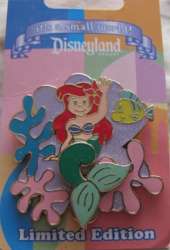 it&#039;s a small world Disney Characters - Ariel and Flounder - DLR