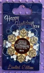 'Resort Holiday Collection 2014: Hinged Snowflakes - Grand Floridian Resort &amp; Spa - Winnie the Pooh - WDW'