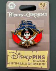 71129 - Walt Disney World Pirates of the Caribbean 50th Anniversary - Talking Skull Logo - Walt Disney World alternate image