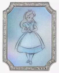 71140 - BoxLunch - Disney100 Lenticular Sketch Collection - Alice - Loungefly alternate image