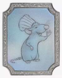 71143 - BoxLunch - Disney100 Lenticular Sketch Collection - Remy - Loungefly alternate image
