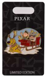 'Disney Pins Blog (DPB) Exclusives - UP Winter Sleigh - Carl, Russell, Dug - DLIC'
