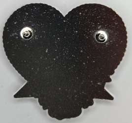'Fantasy Pin Series: Unknown Creator - Park Icons in Hearts - Spaceship Earth - FSY'